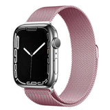 Apple Watch 42mm Zore Band-01 Metal Kordon Pembe