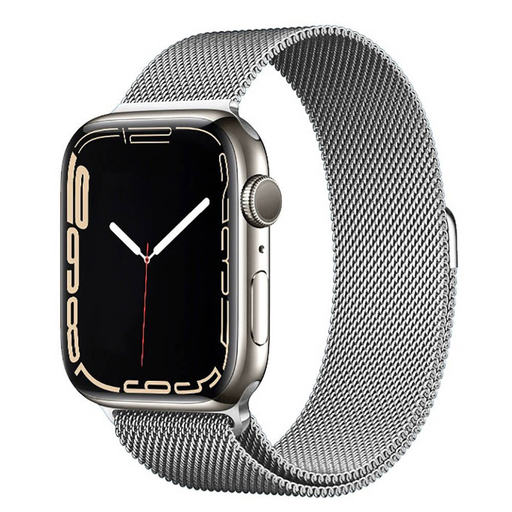 Apple Watch 42mm Zore Band-01 Metal Kordon Gümüş