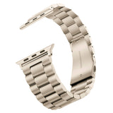 Apple Watch 42mm Zore Band-04 Metal Kordon Starlight