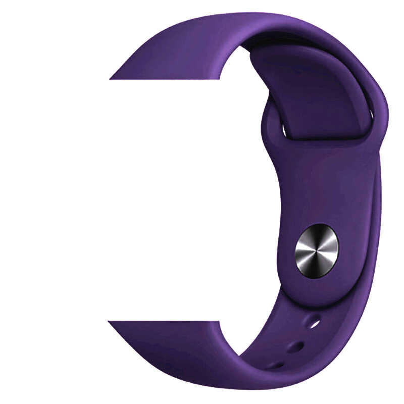 Apple Watch 42mm Zore Klasik Kordon Mor