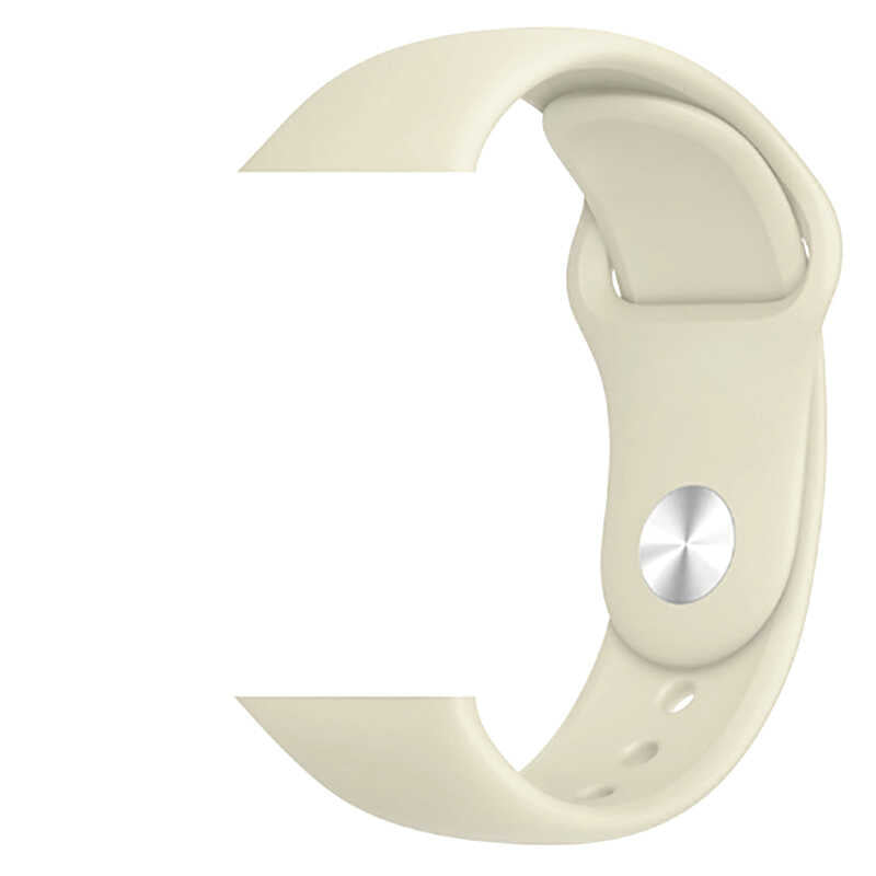 Apple Watch 42mm Zore Klasik Kordon 13-Antique White