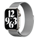 Apple Watch 42mm Zore KRD-01 Metal Kordon Gümüş