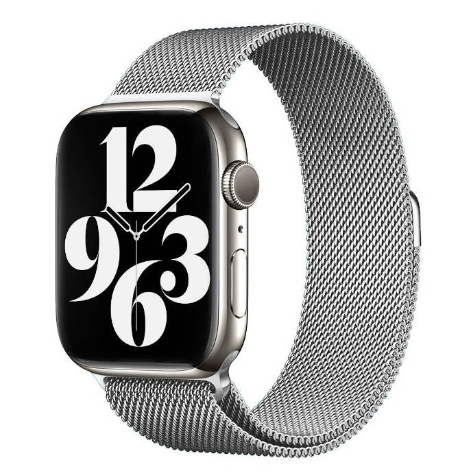Apple Watch 42mm Zore KRD-01 Metal Kordon Gümüş