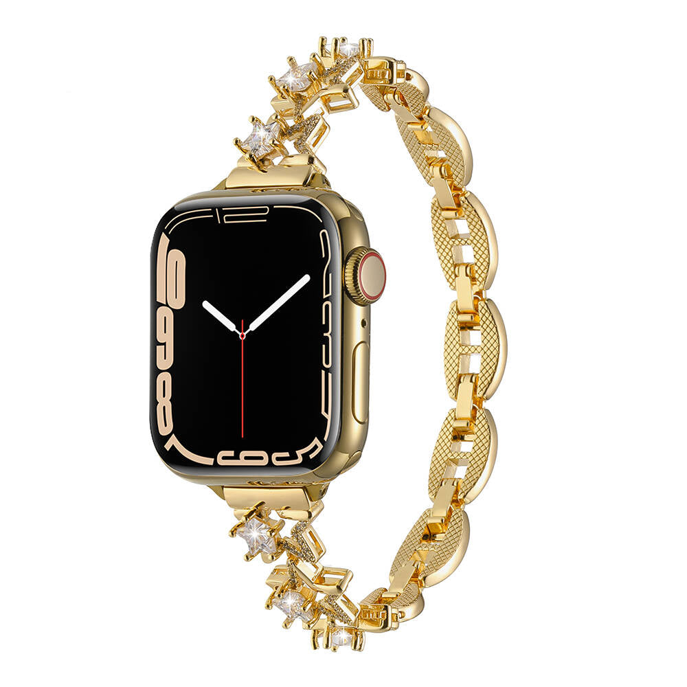 Apple Watch 42mm Zore KRD-104 Metal Kordon Gümüş