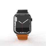 Apple Watch 42mm Zore KRD-122 Silikon Kordon Strap Kayış Siyah-Turuncu