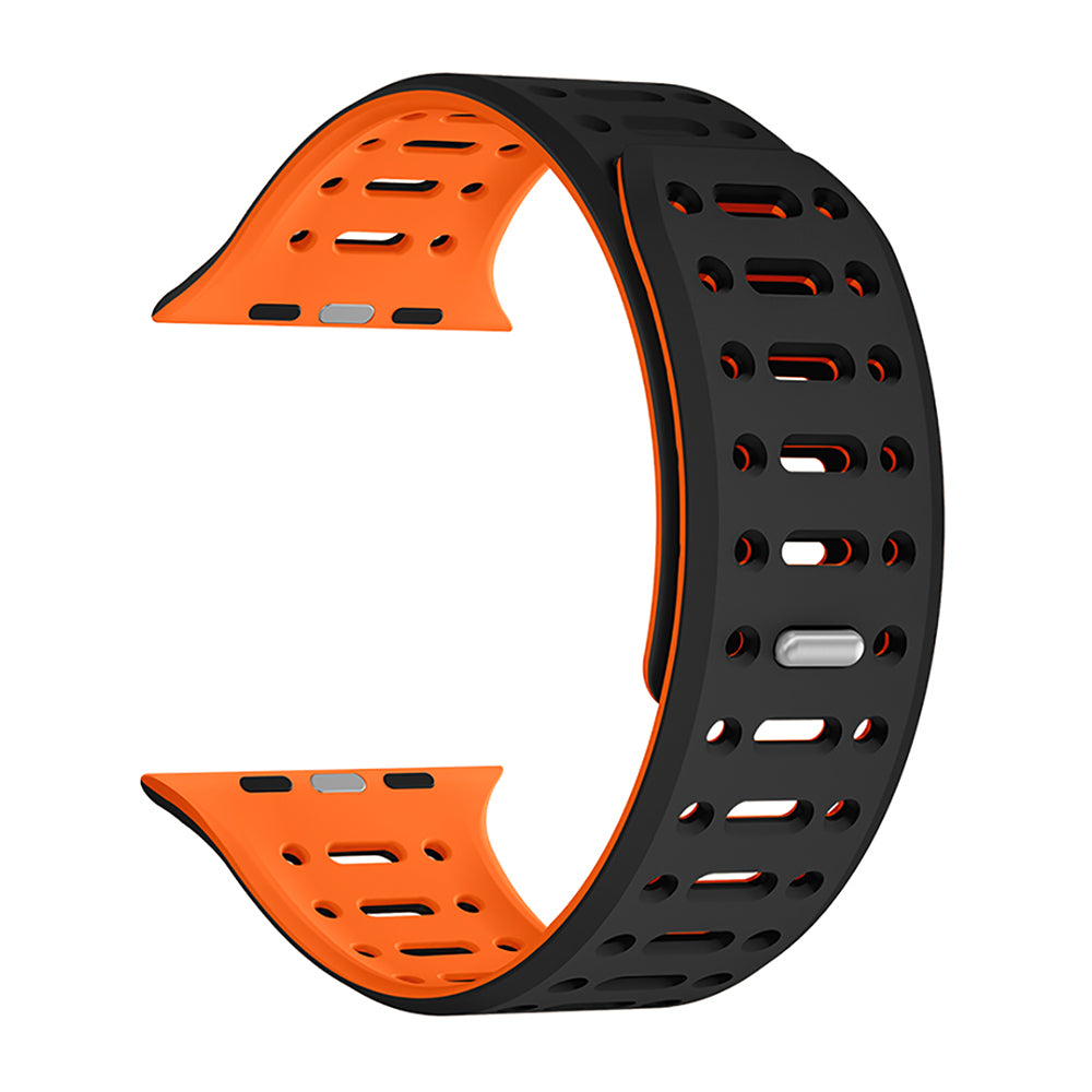 Apple Watch 42mm Zore KRD-124 Silikon Kordon Strap Kayış Açık Yeşil-Starlight