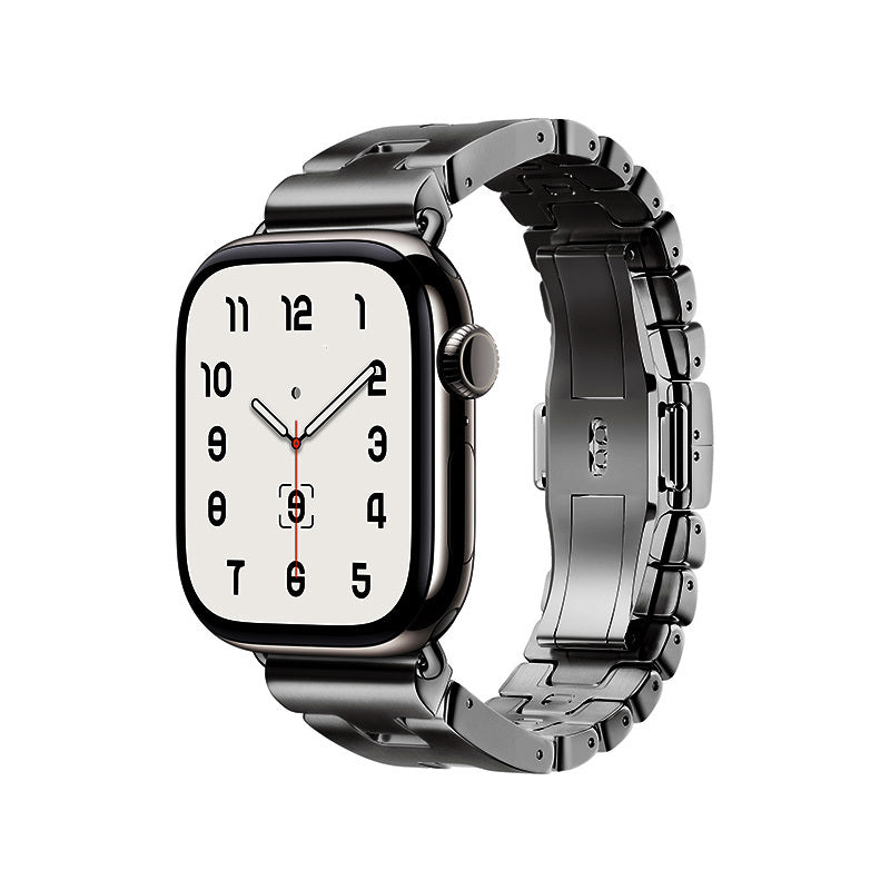 Apple Watch 42mm Zore KRD-125 Metal Kordon Strap Kayış Gümüş