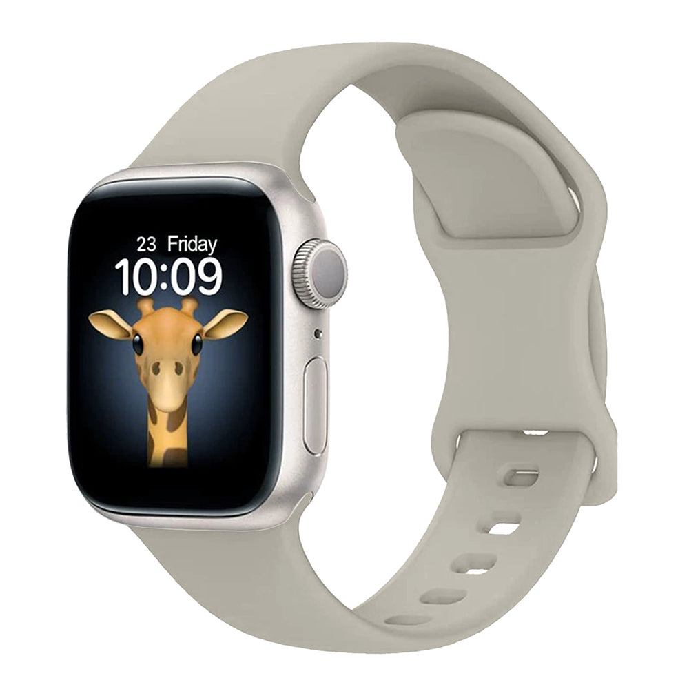 Apple Watch 42mm Zore KRD-131 Silikon Kordon Strap Kayış Stone