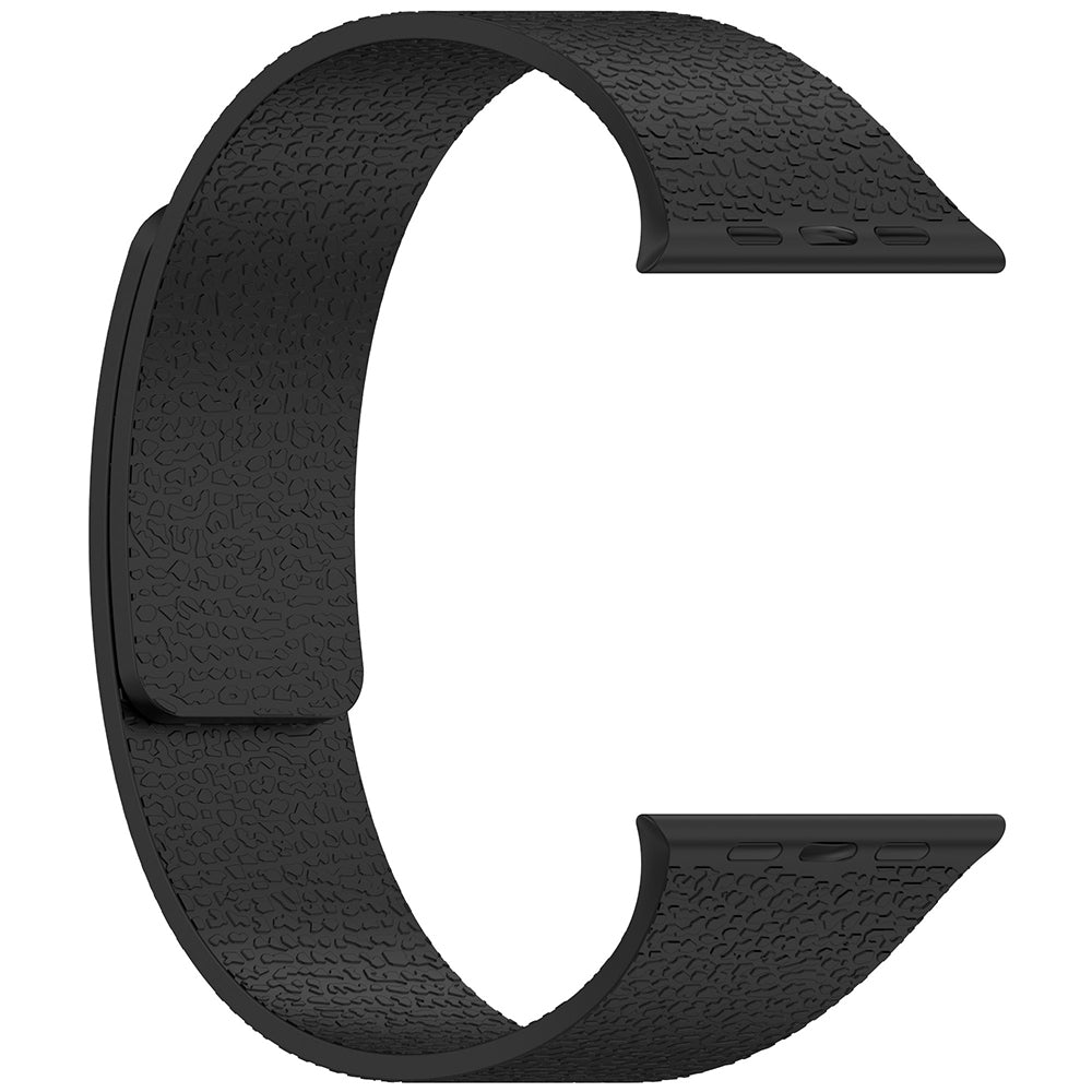 Apple Watch 42mm Zore KRD-136 Kabartma Desenli Silikon Kordon Beyaz