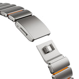 Apple Watch 42mm Zore KRD-152 Titanyum Silikon Kordon Siyah-Yeşil