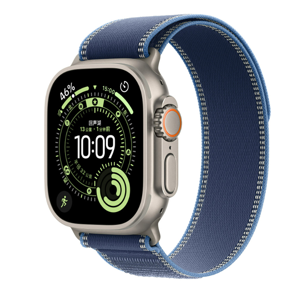 Apple Watch 42mm Zore KRD-77 Hasır Kordon Açık Mavi
