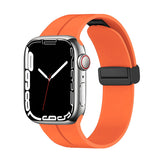 Apple Watch 42mm Zore KRD-84 Silikon Kordon Turuncu