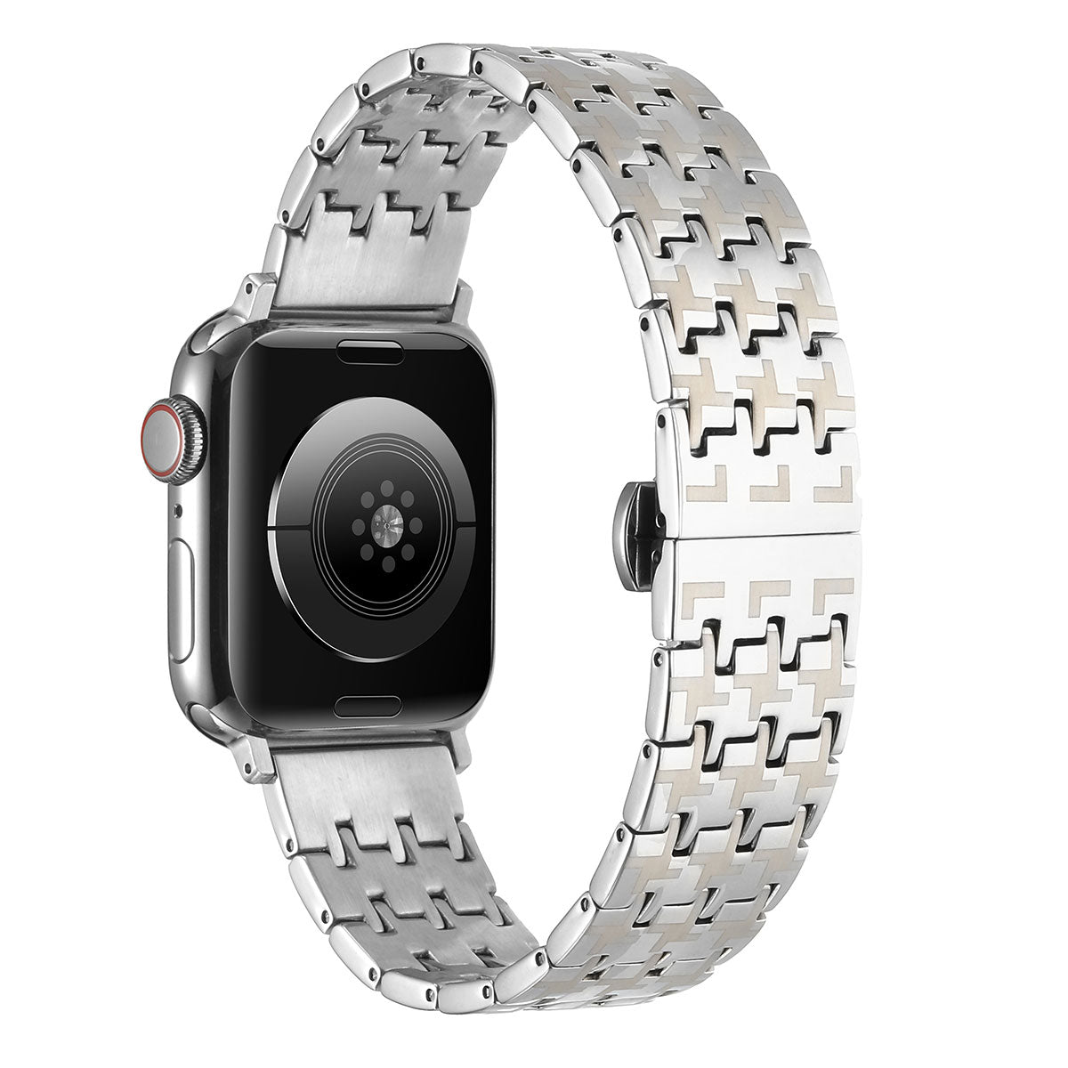 Apple Watch 42mm Zore KRD-86 Metal Kordon Gümüş