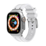 Apple Watch 42mm Zore KRD-89 Silikon Kordon Turuncu
