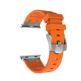 Apple Watch 42mm Zore KRD-89 Silikon Kordon Turuncu