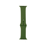 Apple Watch 44mm Band Serisi Klasik Kordon Silikon Strap Kayış Army Green