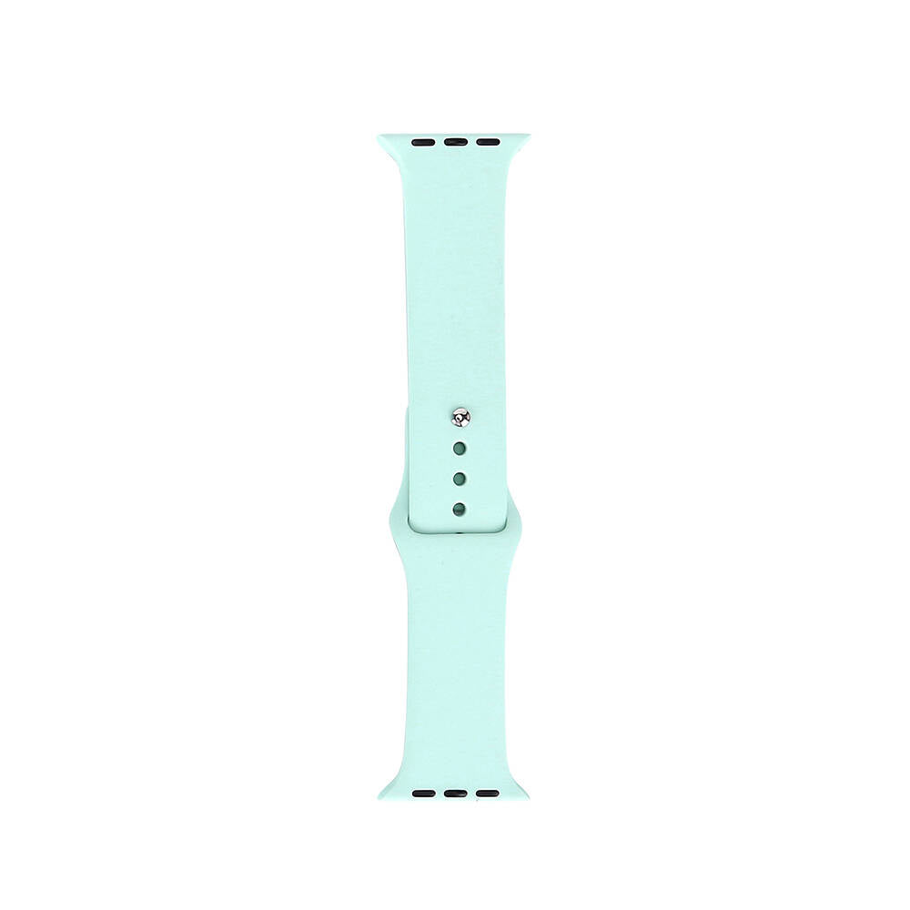 Apple Watch 44mm Band Serisi Klasik Kordon Silikon Strap Kayış Emerald Green