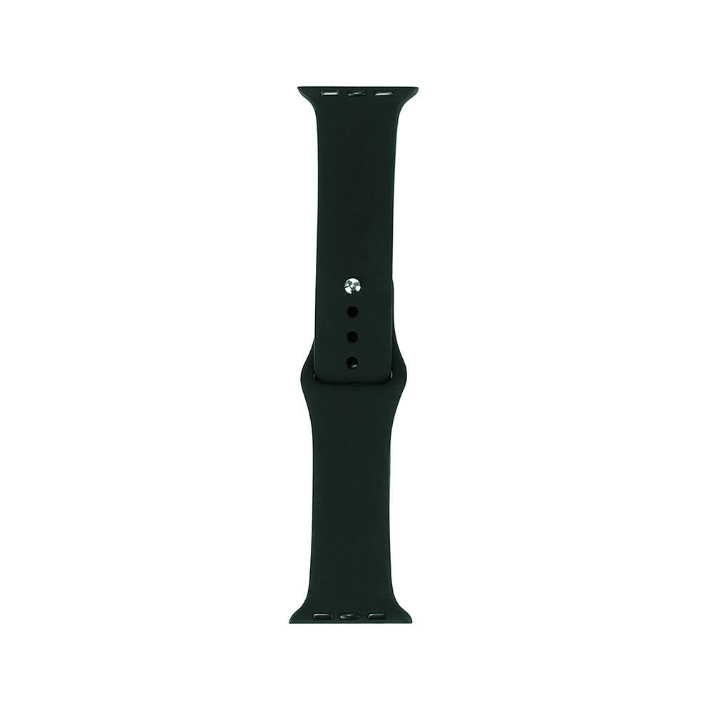 Apple Watch 44mm Band Serisi Klasik Kordon Silikon Strap Kayış New Olive Green