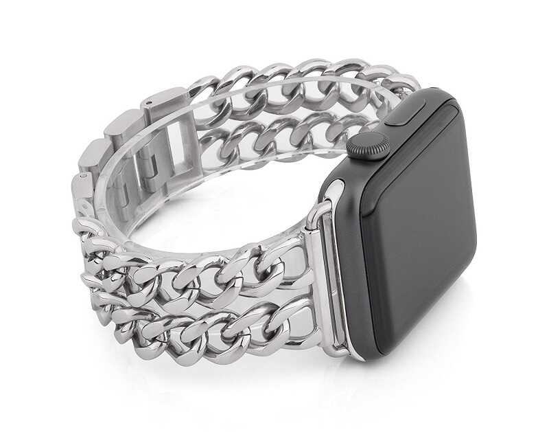Apple Watch 44mm Cowboy Metal Kordon Siyah