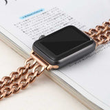 Apple Watch 44mm Cowboy Metal Kordon Siyah