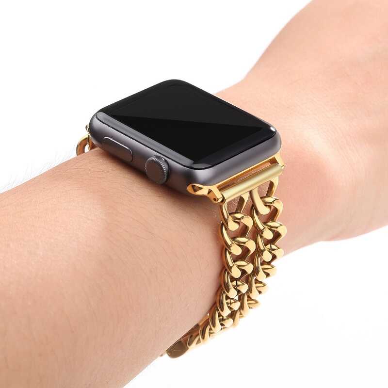 Apple Watch 44mm Cowboy Metal Kordon Siyah