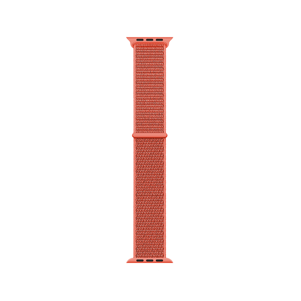 Apple Watch 44mm Kordon Band-03 Serisi Hasır Strap Kayış Nectarine