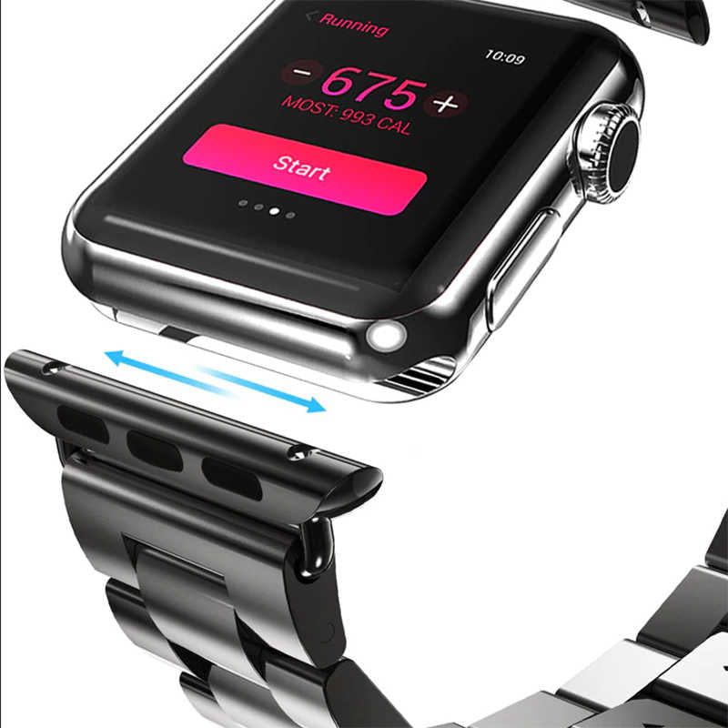 Apple Watch 44mm KRD-04 Metal Kordon Starlight