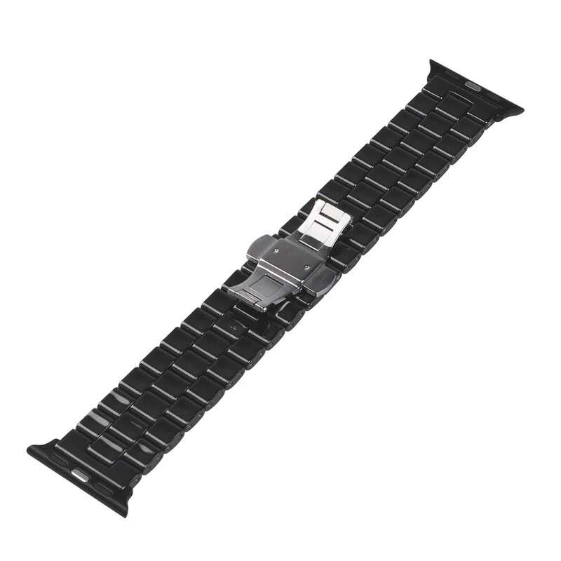 Apple Watch 44mm KRD-15 Metal Kordon Beyaz