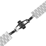 Apple Watch 44mm KRD-15 Metal Kordon Beyaz