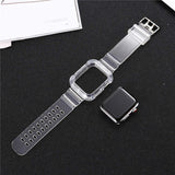 Apple Watch 44mm KRD-27 Silikon Kordon Renksiz