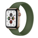 Apple Watch 44mm KRD-31 Solo Loop Medium Kordon Yeşil