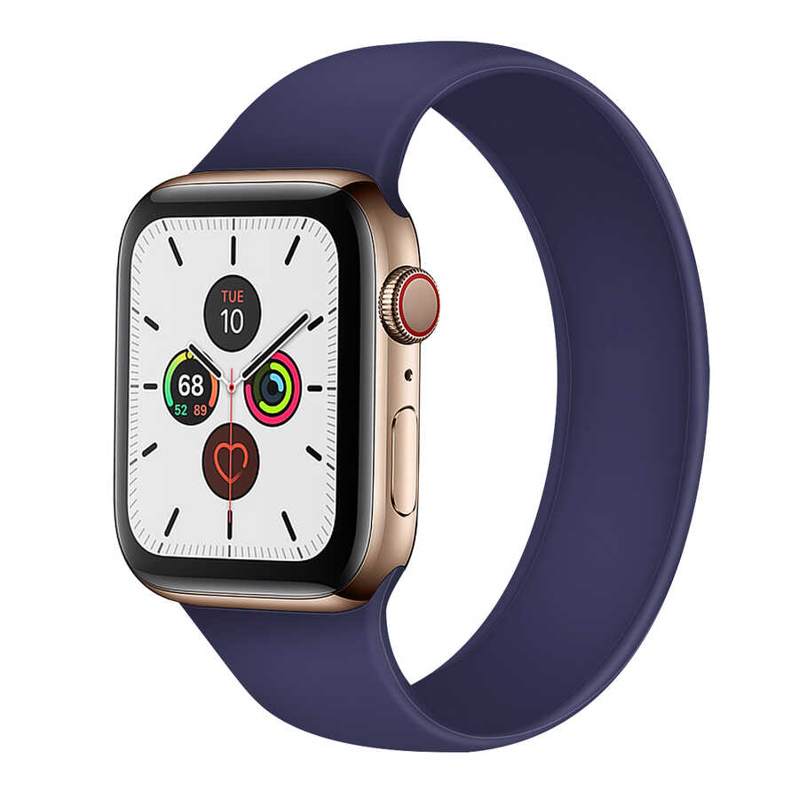 Apple Watch 44mm KRD-31 Solo Loop Small Kordon Pembe