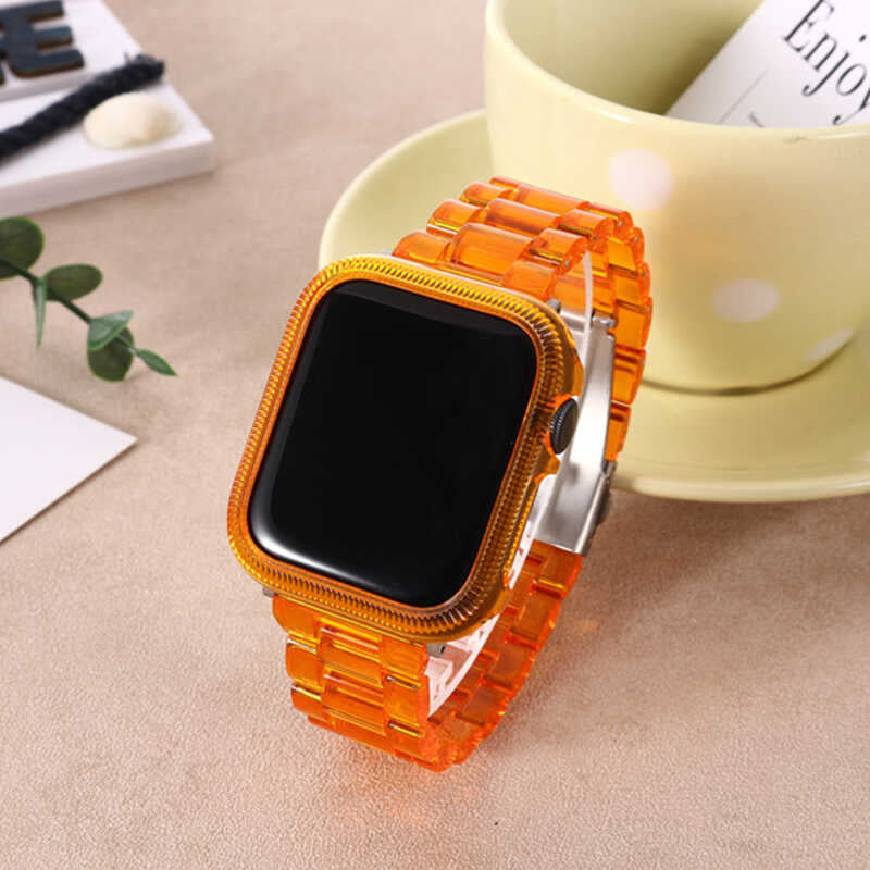 Apple Watch 44mm KRD-33 Kordon Turuncu