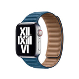 Apple Watch 44mm KRD-34 Deri Kordon Pembe