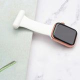 Apple Watch 44mm KRD-44 Silikon Kordon Beyaz