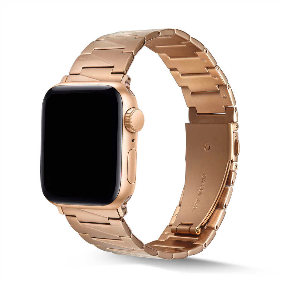 Apple Watch 44mm KRD-48 Metal Kordon Rose Gold
