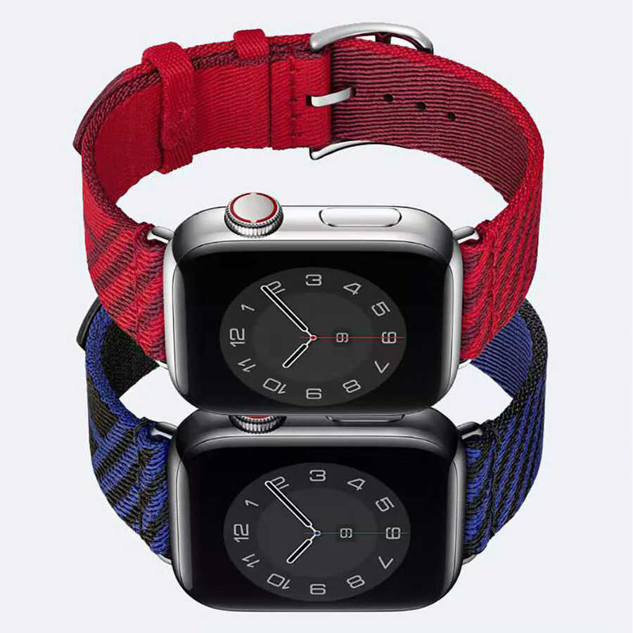 Apple Watch 44mm KRD-51 Hasır Kordon NO3