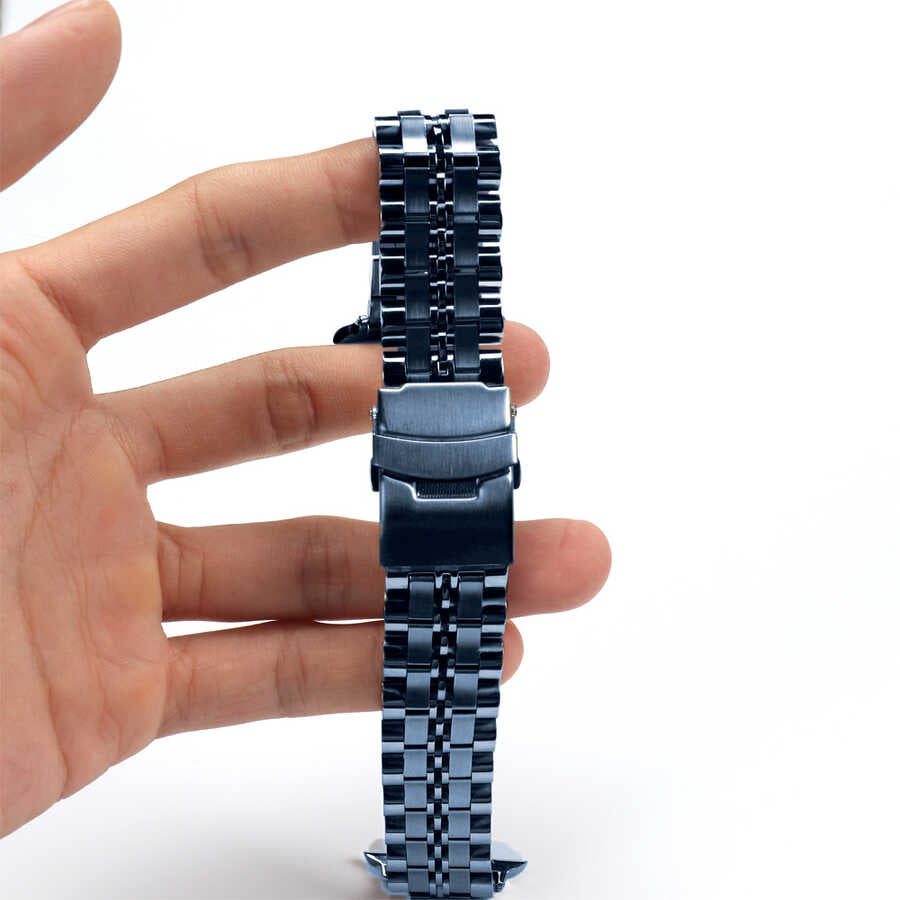 Apple Watch 44mm KRD-54 Metal Kordon Gümüş