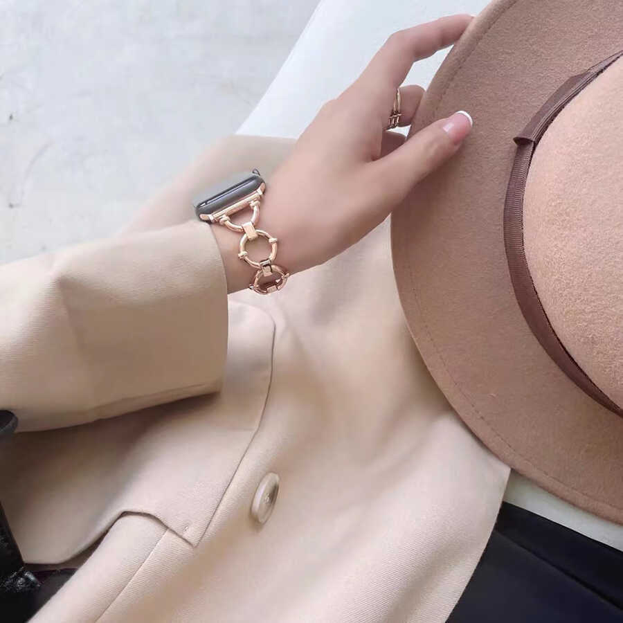 Apple Watch 44mm KRD-56 Metal Kordon Rose Gold