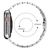 Apple Watch 44mm KRD-63 Metal Kordon Siyah