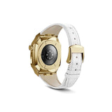 Apple Watch 44mm KRD-67 Kordon Yeşil-Gold