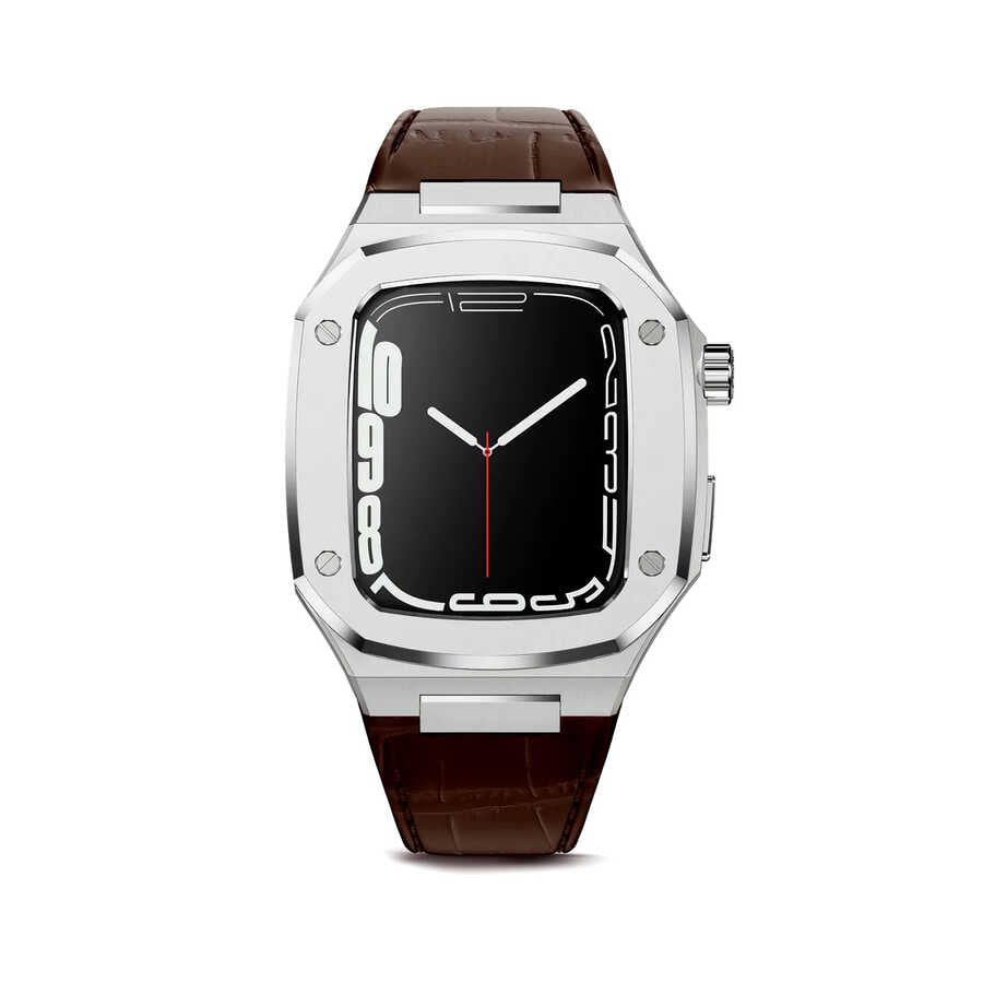 Apple Watch 44mm KRD-67 Kordon Yeşil-Gold