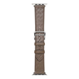 Apple Watch 44mm KRD-76 PU Deri Kordon Strap Kayış Lacivert