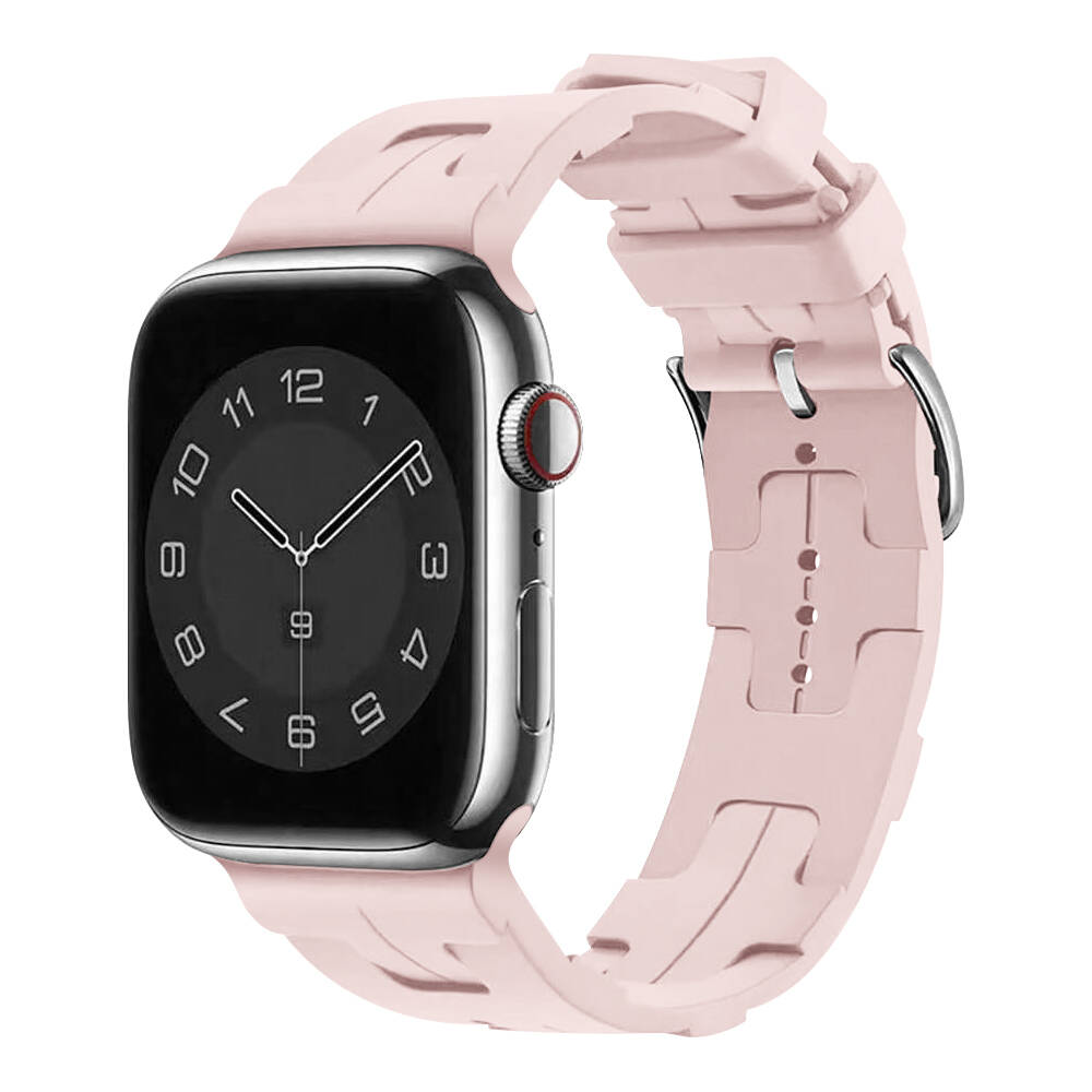 Apple Watch 44mm KRD-92 Silikon Kordon Mavi