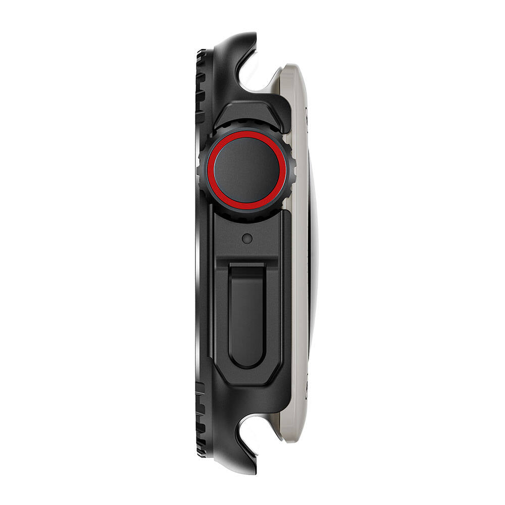 Apple Watch 44mm to Apple Watch Ultra 49mm Kasa Dönüştürücü Zore Watch Gard 33 Siyah