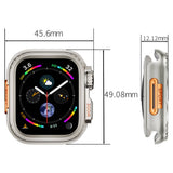 Apple Watch 44mm to Apple Watch Ultra 49mm Kasa Dönüştürücü Zore Watch Gard 33 Rose Gold