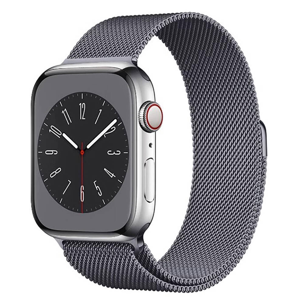 Apple Watch 44mm Zore Band-01 Metal Kordon Kırmızı