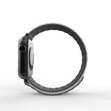 Apple Watch 44mm Zore KRD-122 Silikon Kordon Strap Kayış Siyah-Turuncu