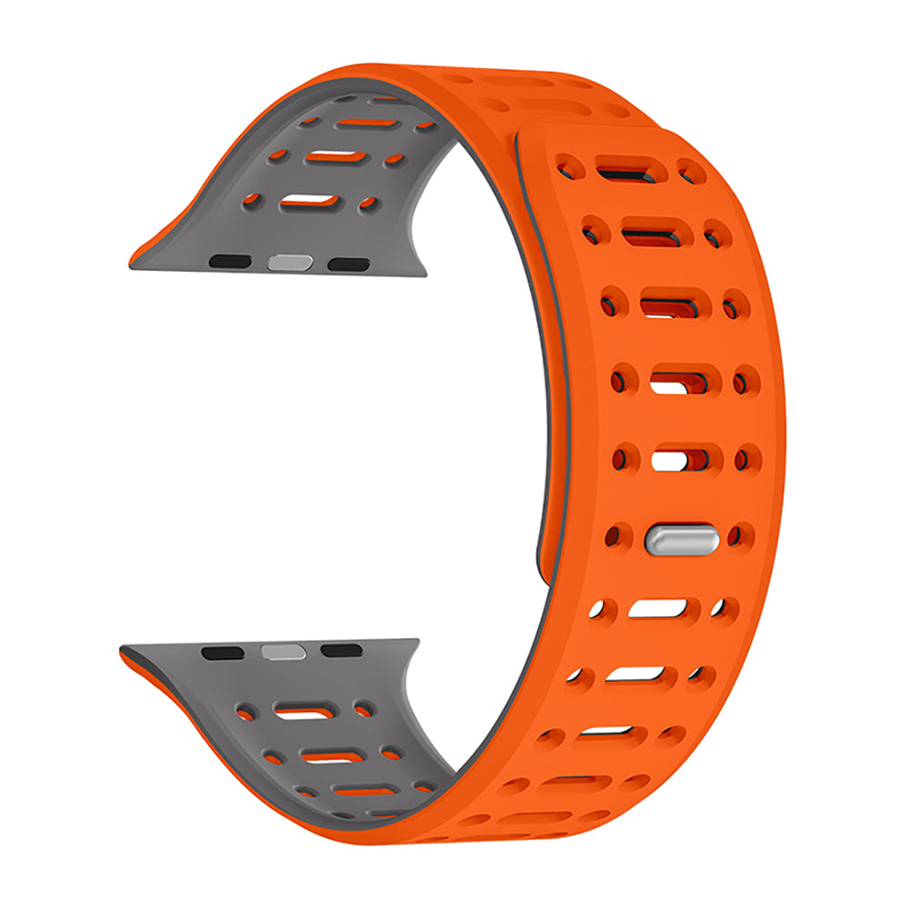 Apple Watch 44mm Zore KRD-124 Silikon Kordon Strap Kayış Sarı
