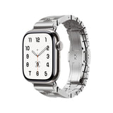 Apple Watch 44mm Zore KRD-125 Metal Kordon Strap Kayış Siyah